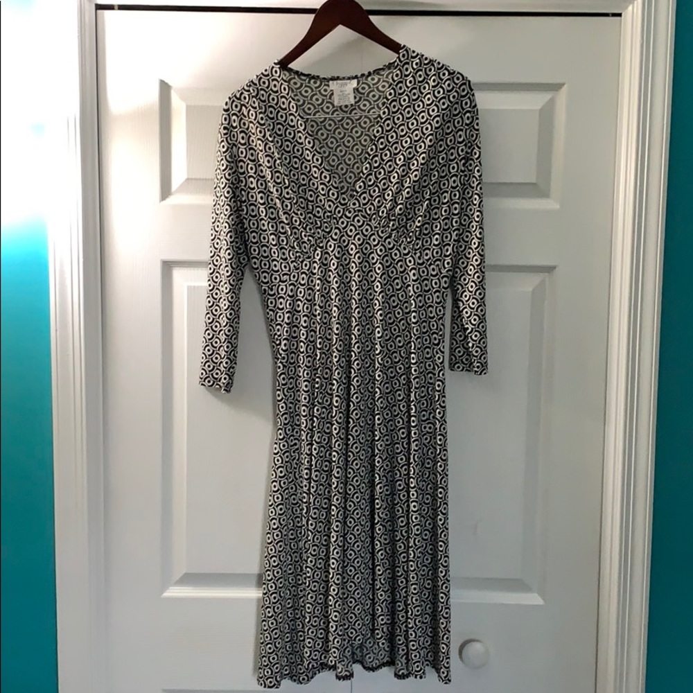 Black and white dress